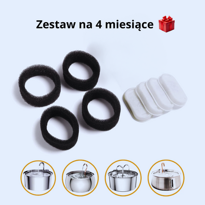 Zestaw 8 filtrów do wymiany